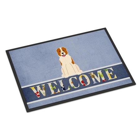 Carolines Treasures 18 x 27 in. Central Asian Shepherd Dog Welcome Indoor or Outdoor Mat BB5630MAT